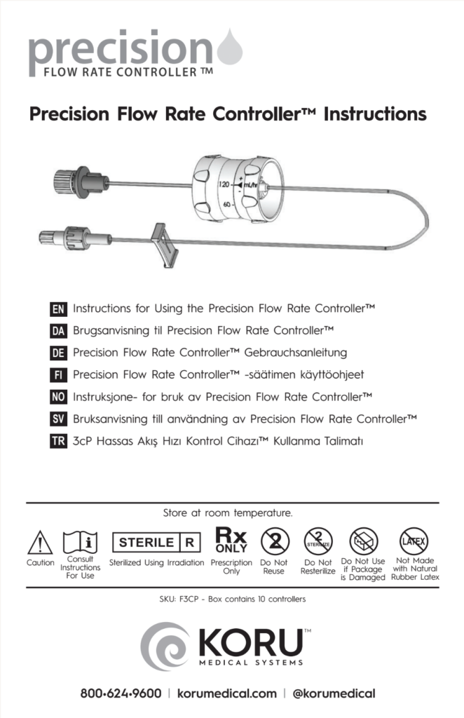 Instructions for Use (IFUs) | Koru Medical Systems